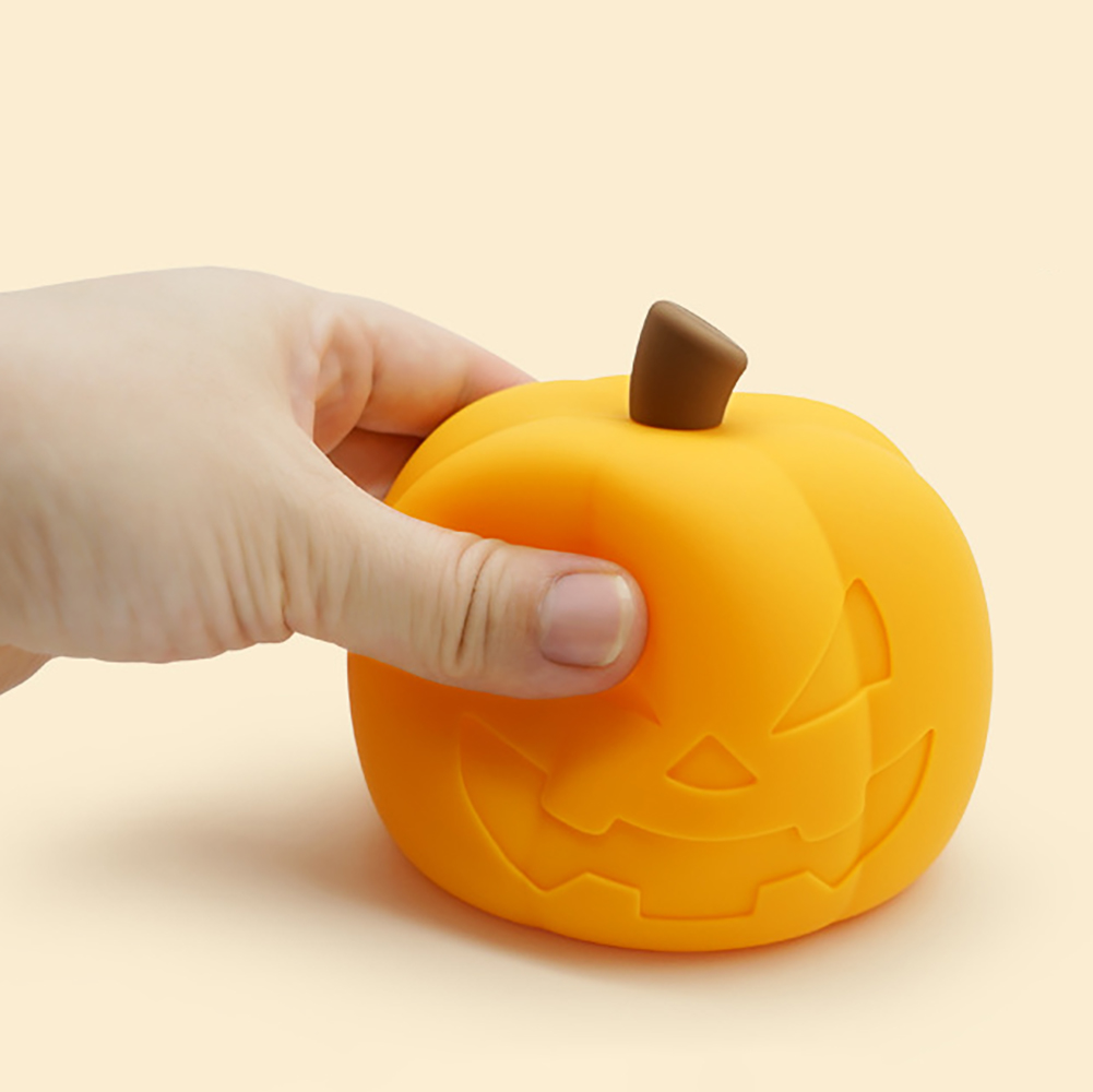 Halloween Silicone Led Pumpkin Lantern 4