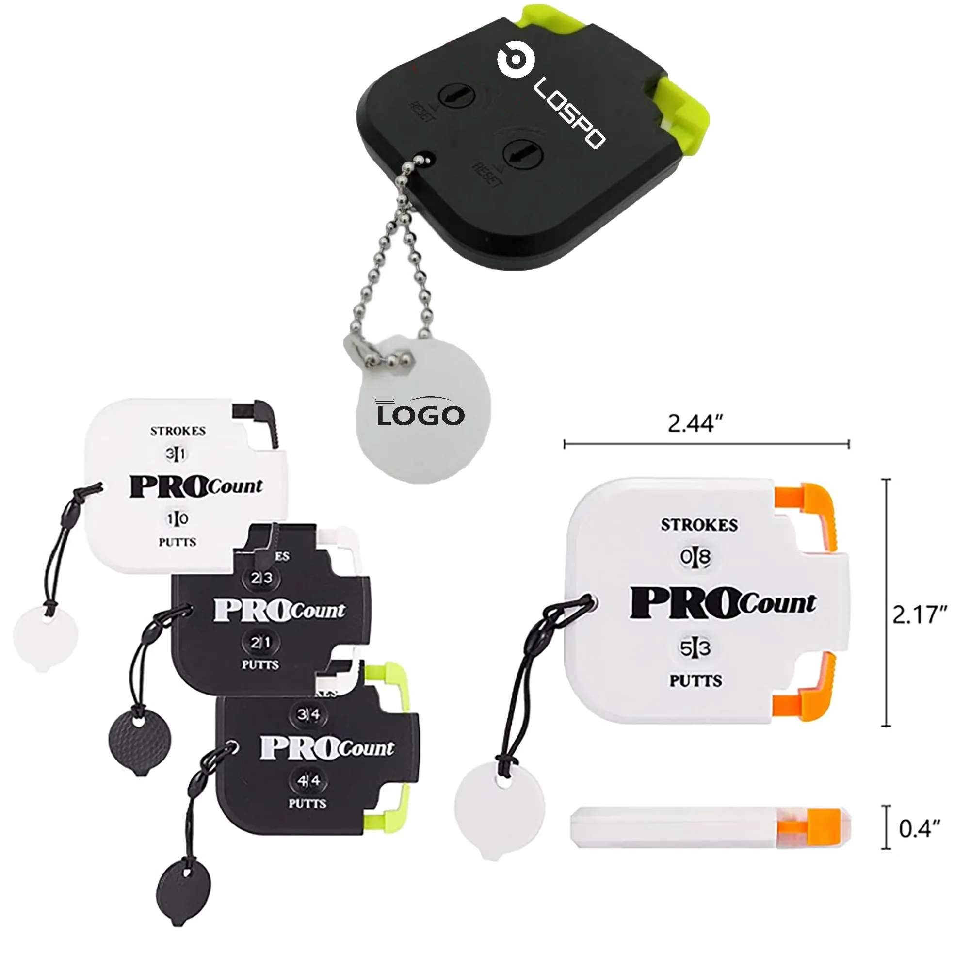 Golf Stroke Score Counter MOQ 50PCS 2