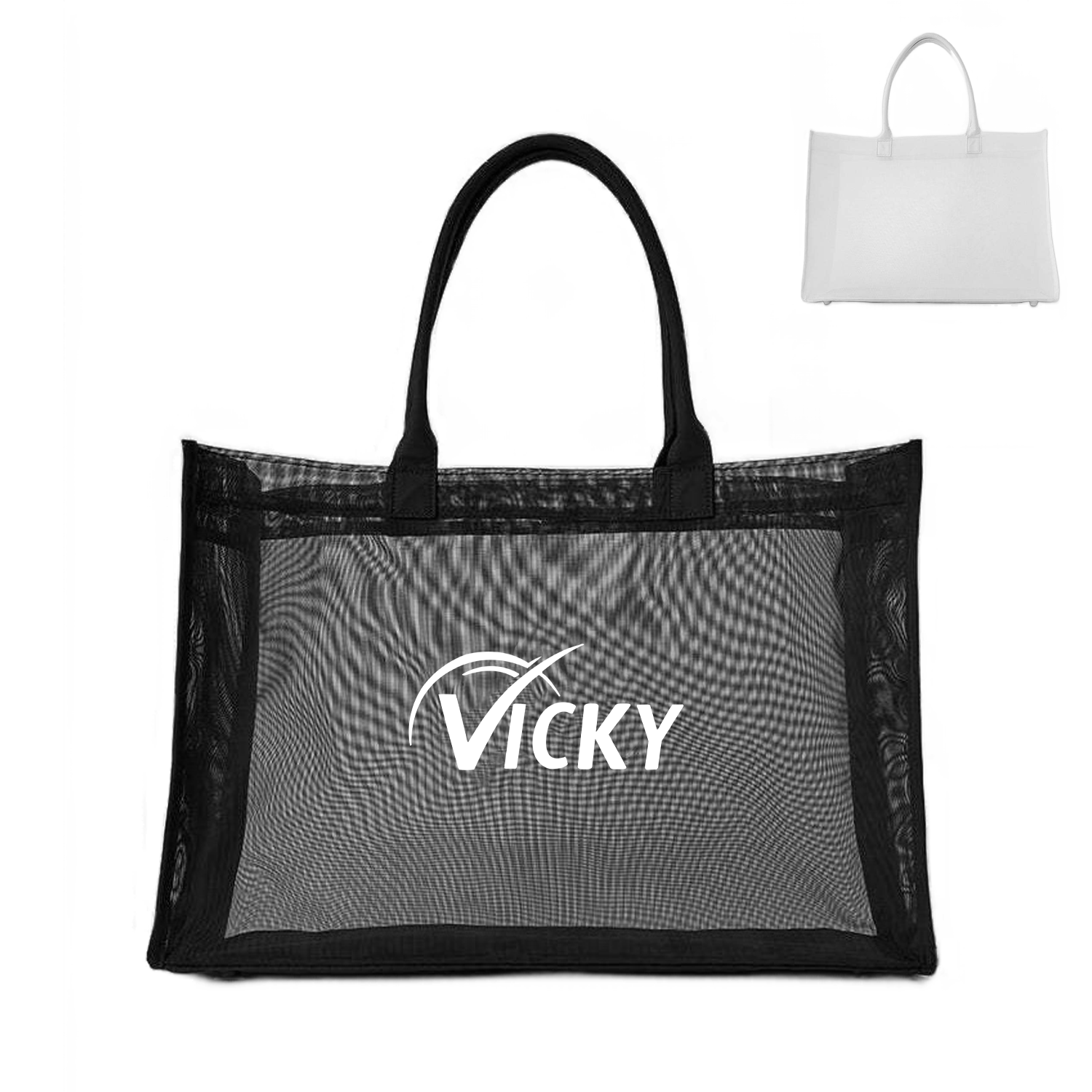 Large Capacity Mesh Yoga Tote Bag 10