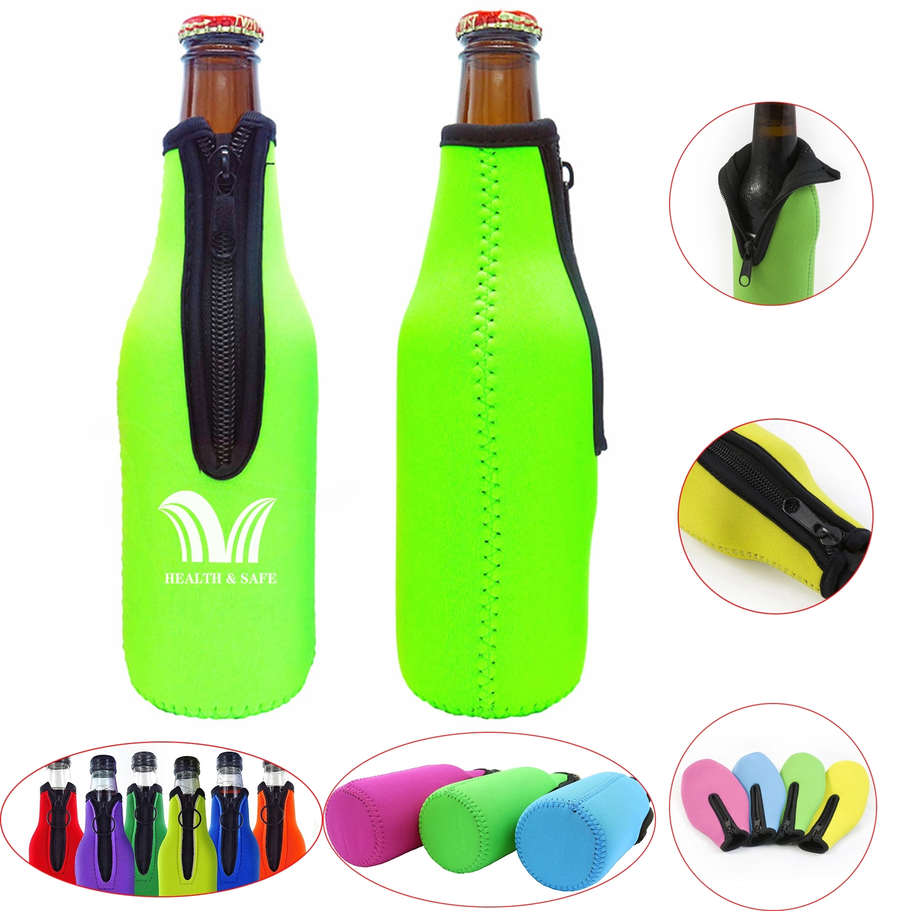 Neoprene Beer Bottle Insulator Sleeve 8