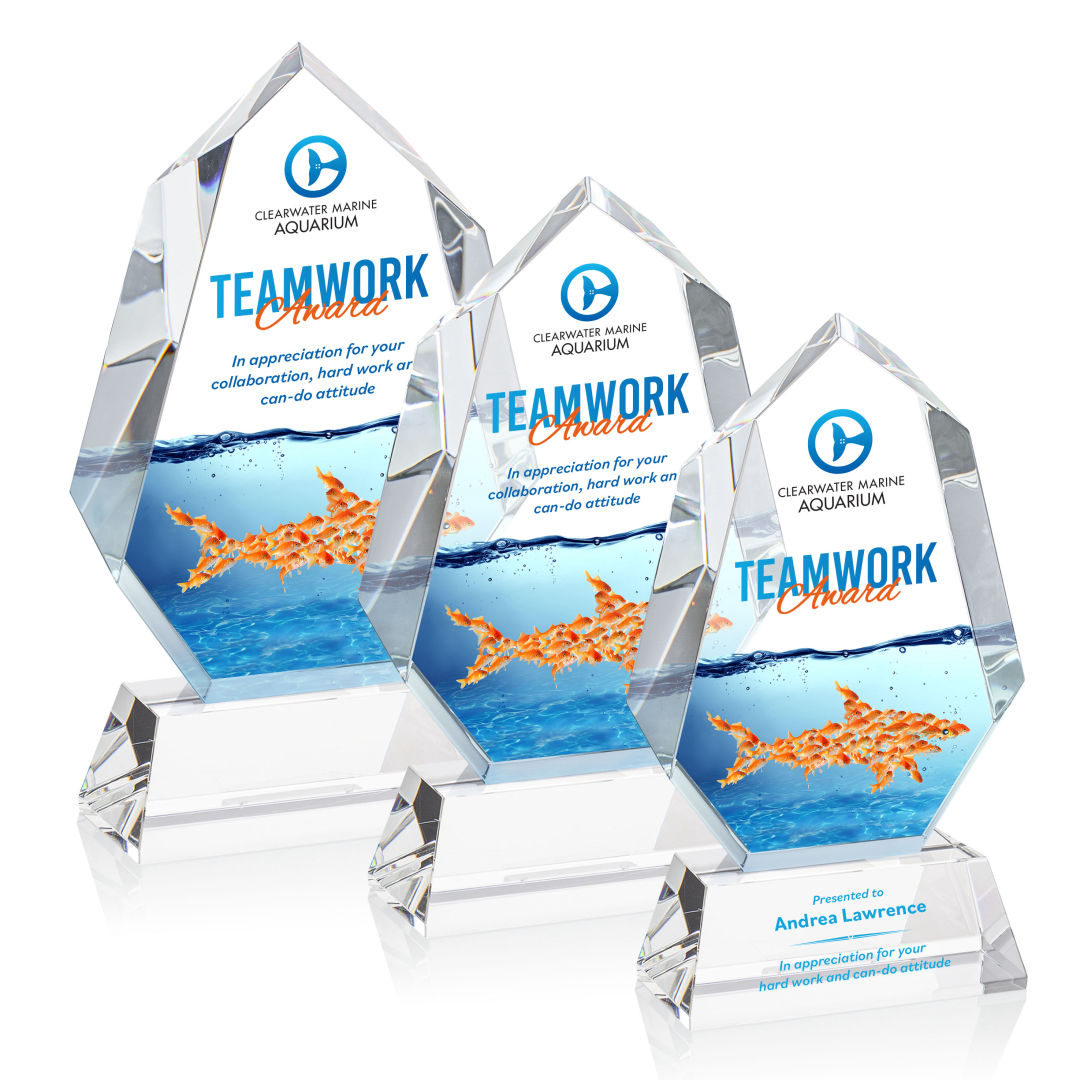 Norwood VividPrint™ Award on Newhaven Base - Red