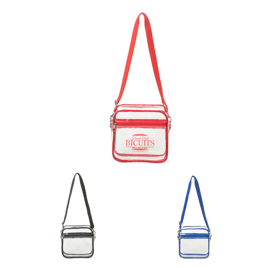 ClearPass Clear Crossbody Bag 7" x 2.5" 6