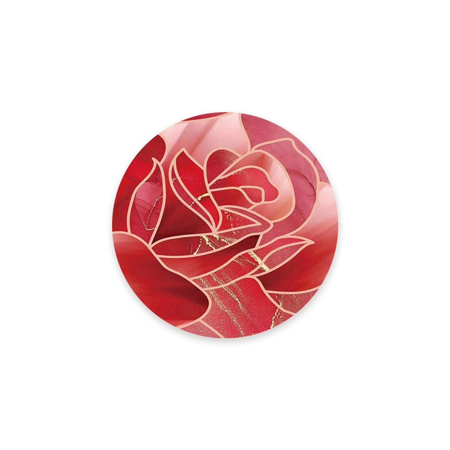 Natural Rubber Anti Slip Marble Circular Mouse Pad 1