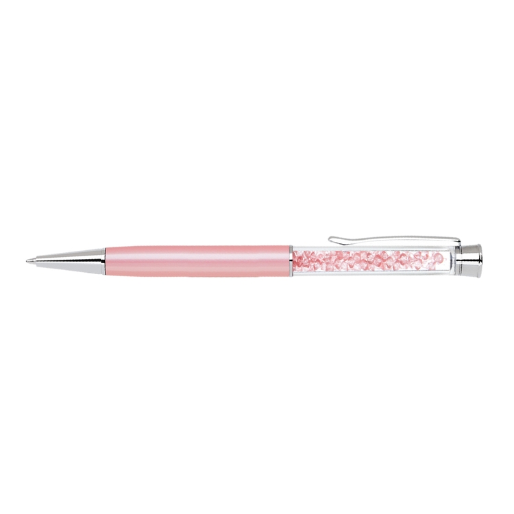 Elegant brass pen with matching crystals and barrel colors 4