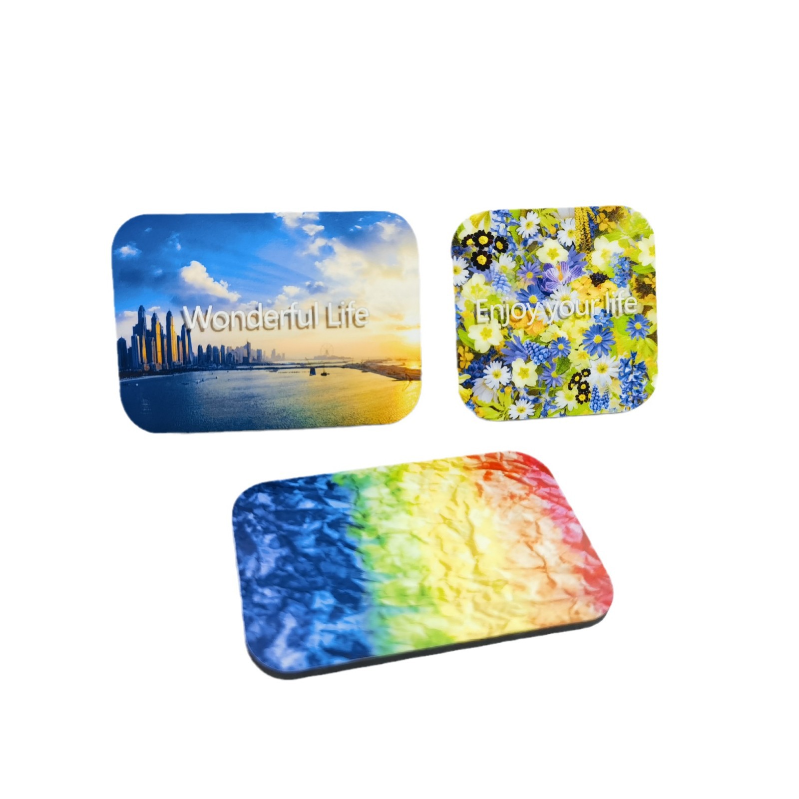 MOQ 50 Creative Rectangle Magnetic Fridge Stickers 2