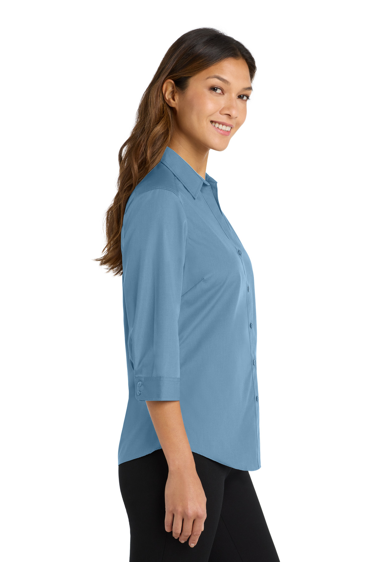 Women's 3/4-Sleeve Carefree Poplin Shirt