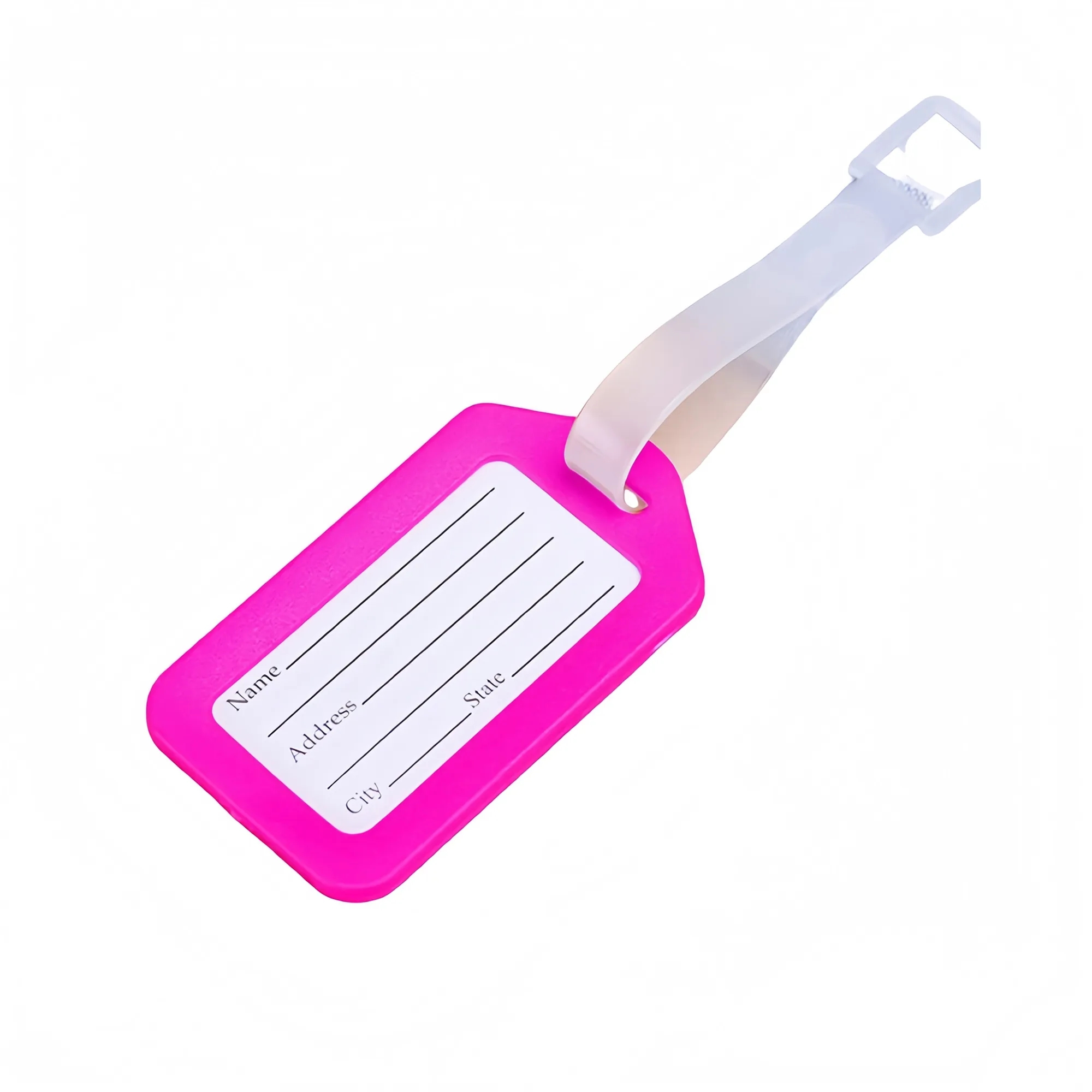 Custom Plastic Luggage Tag For Travel Identification 4