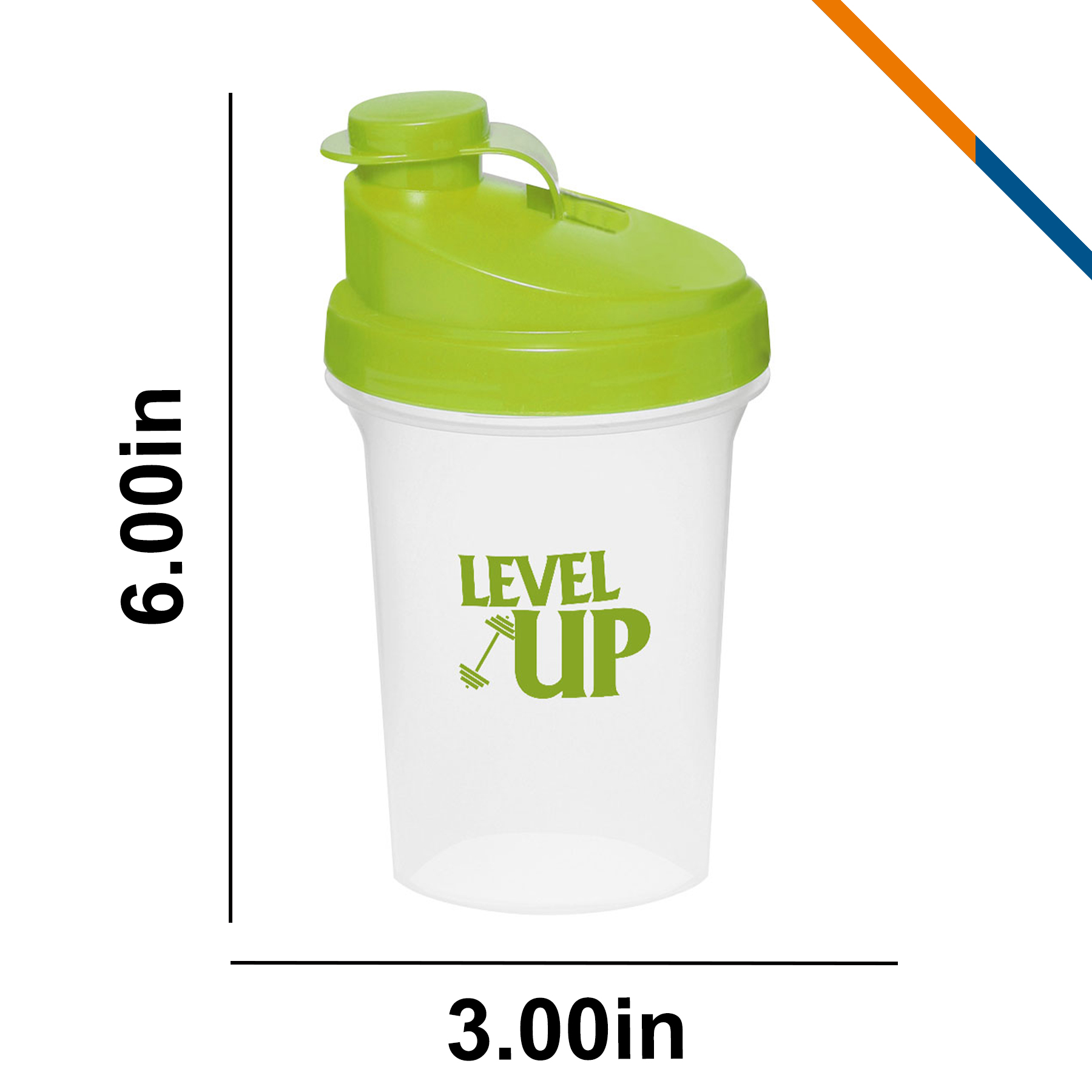 Linbit Plastic Shaker Bottle - 16 OZ. 7