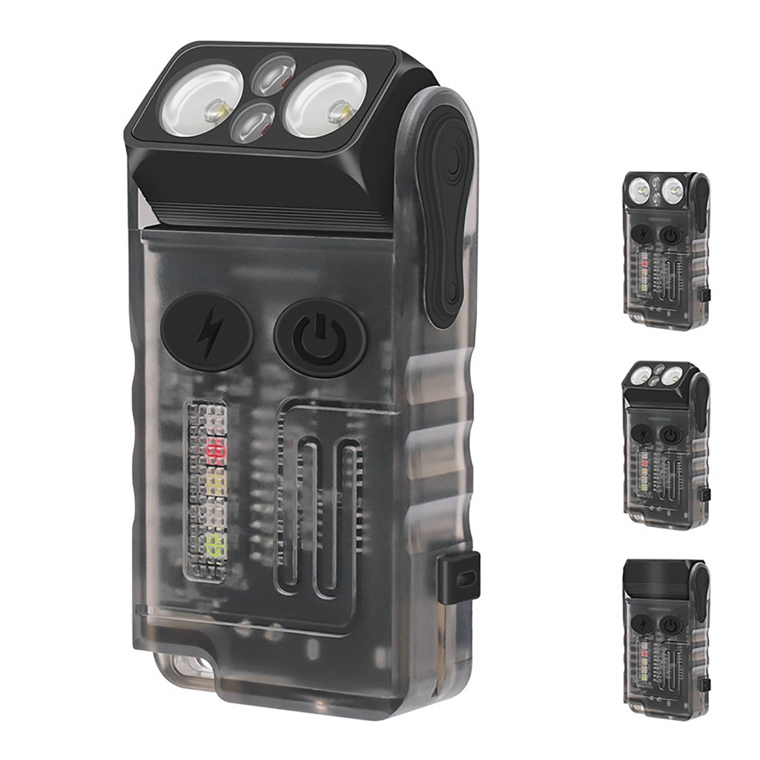Adjustable Aluminum EDC Flashlight w/ Magnetic Base 5