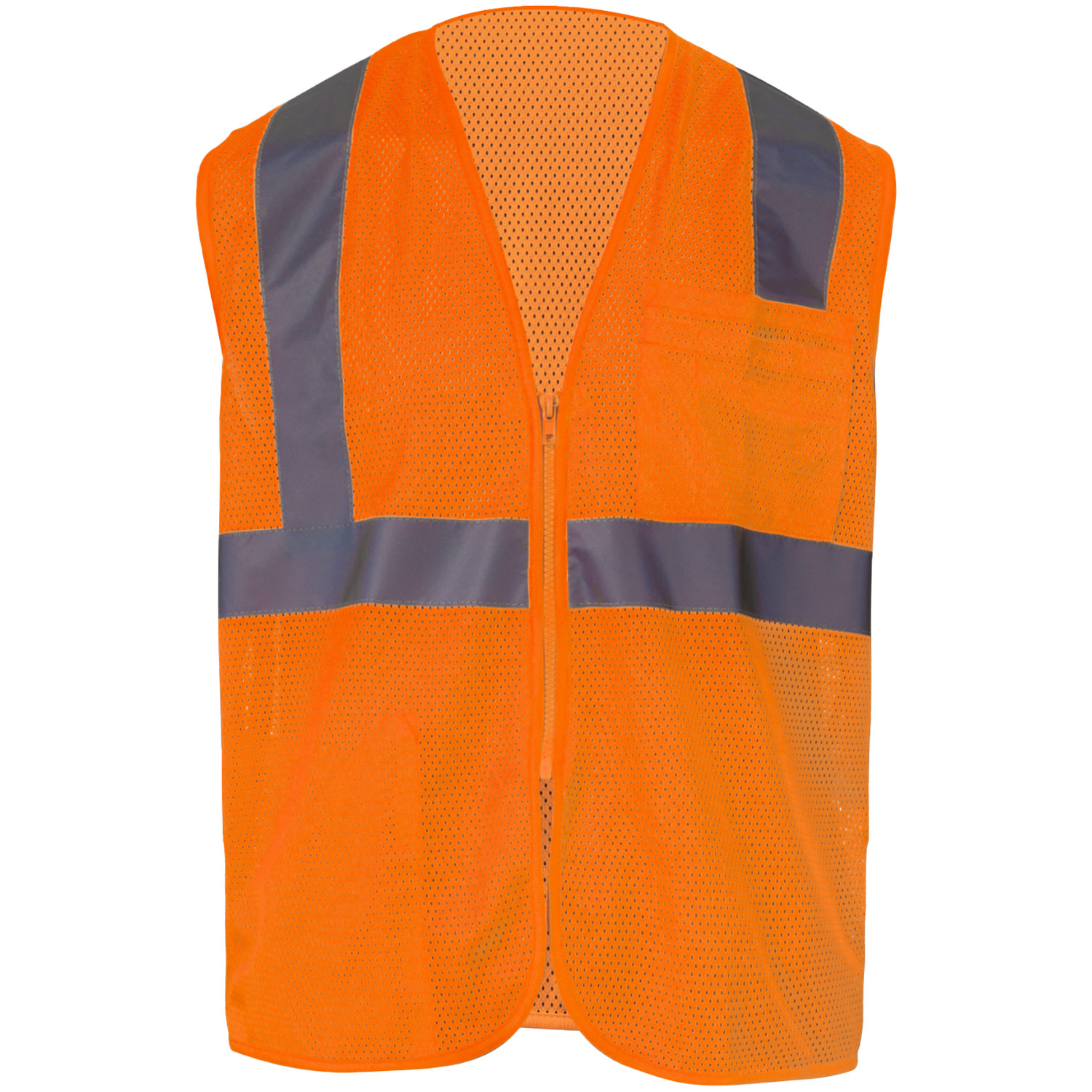 3.8 Oz. Polyester Class 2 Reflective Tape Safety Vest with Pocket 5