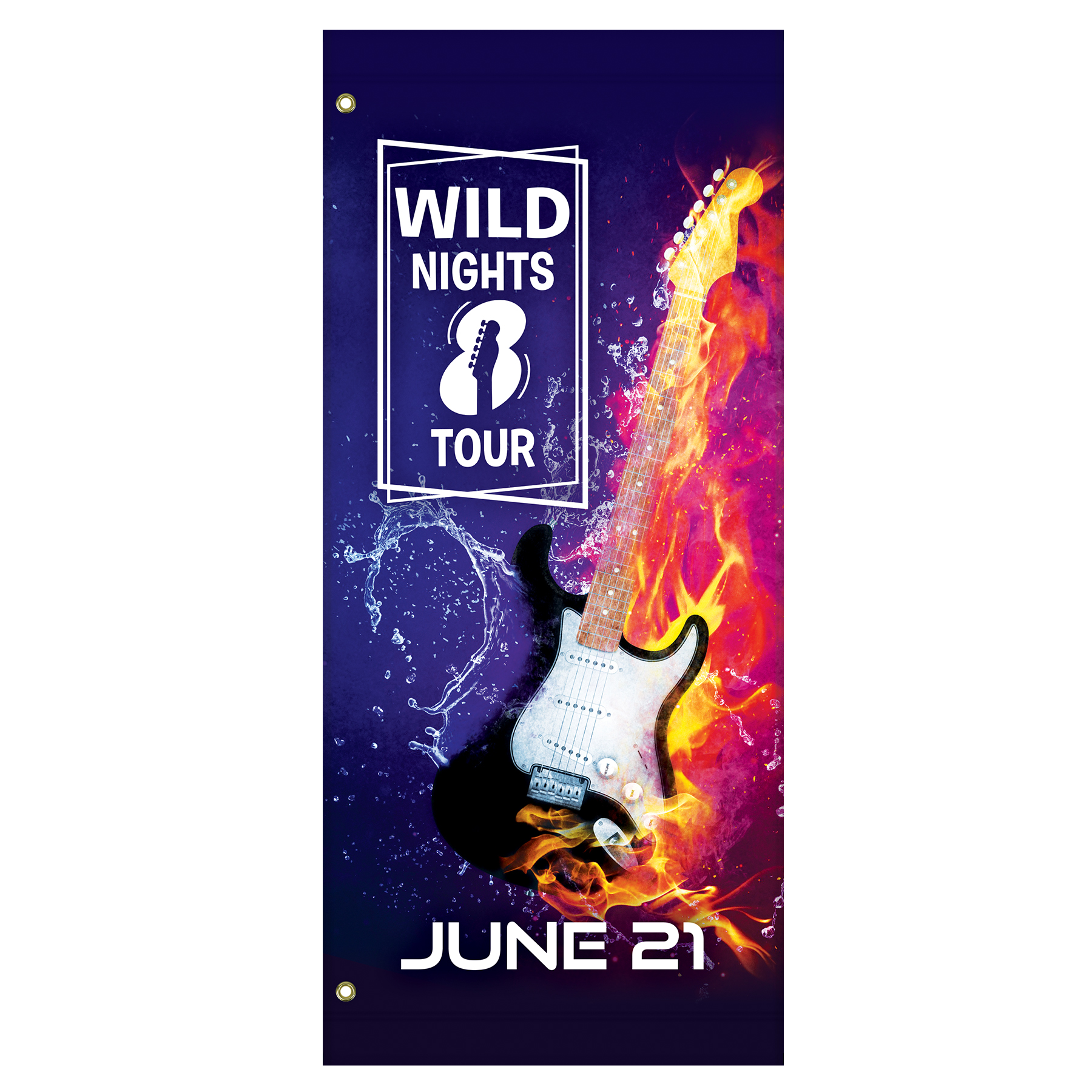 54" x 24" Custom Polyester Avenue Banner 3