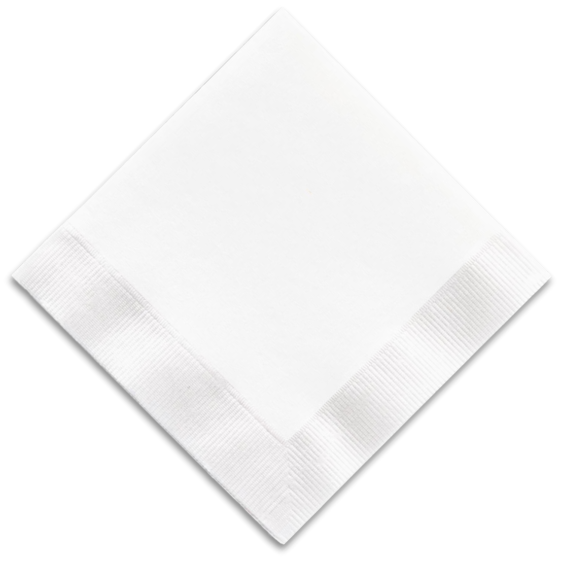 3-Ply White Beverage Napkin 1