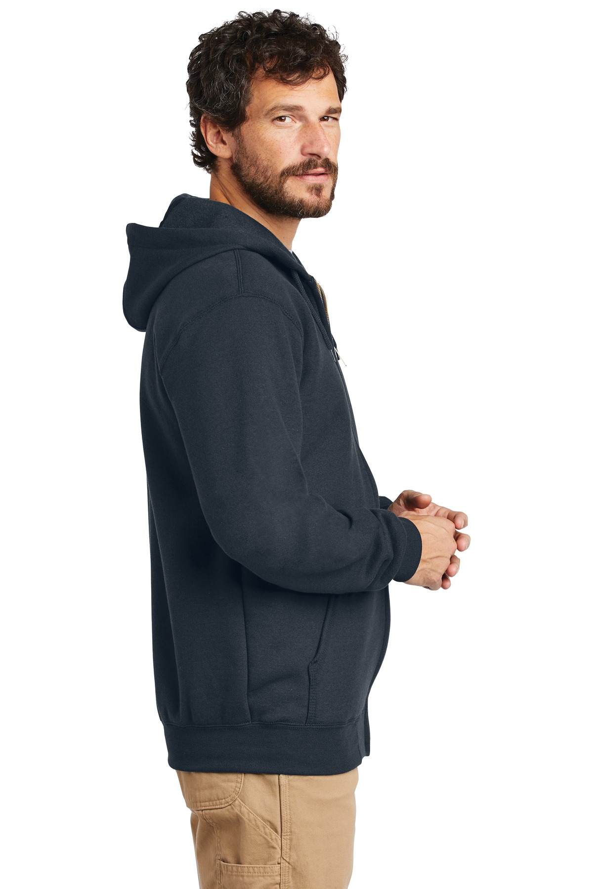 Carhartt Midweight Hooded Zip-Front Sweatshirt. CTK122, custom hoodie or sweatshirt with logo imprint 45