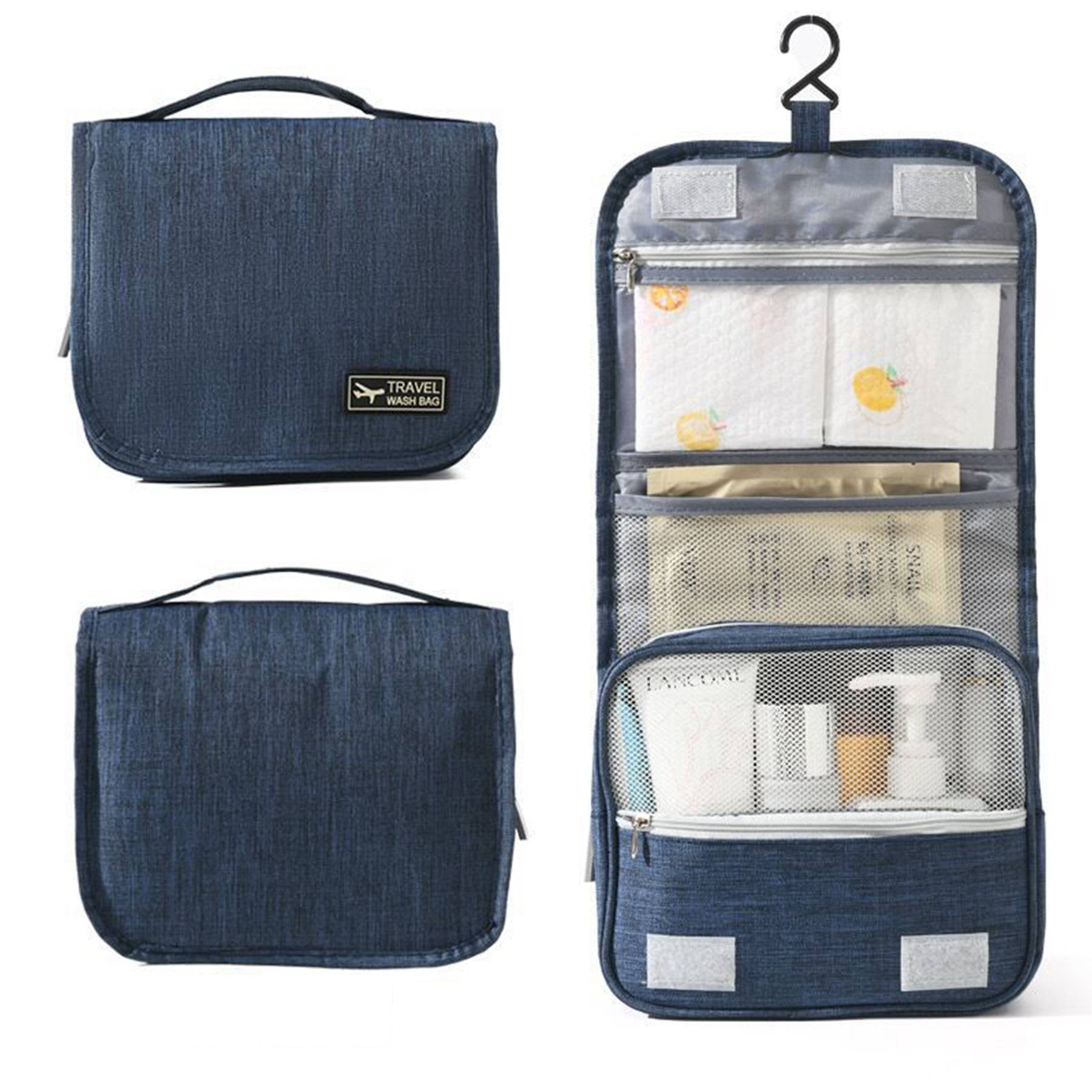 Polyester Waterproof Hanging Toiletry Bags 9