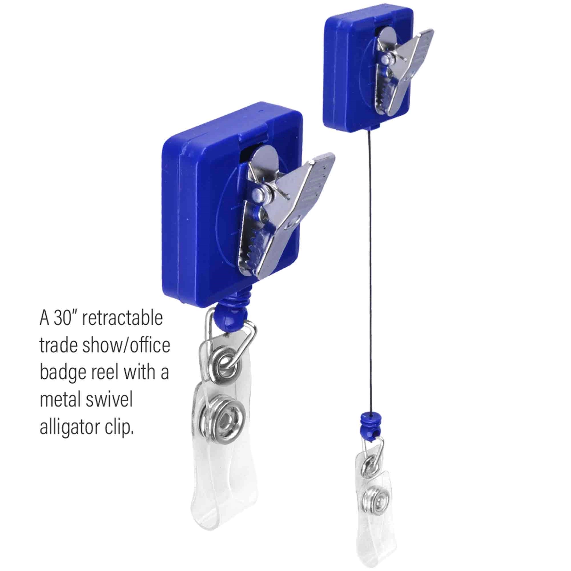 Square-Shaped Retractable Badge Holder 2
