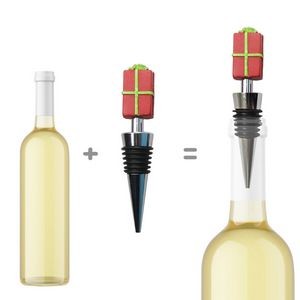 Stylish Gift Box Design Wine Cork Bottle Stopper 2