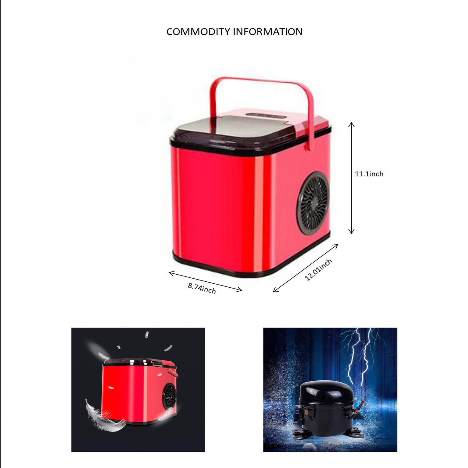Household Small Ice Machine Fully Automatic Intelligent 2