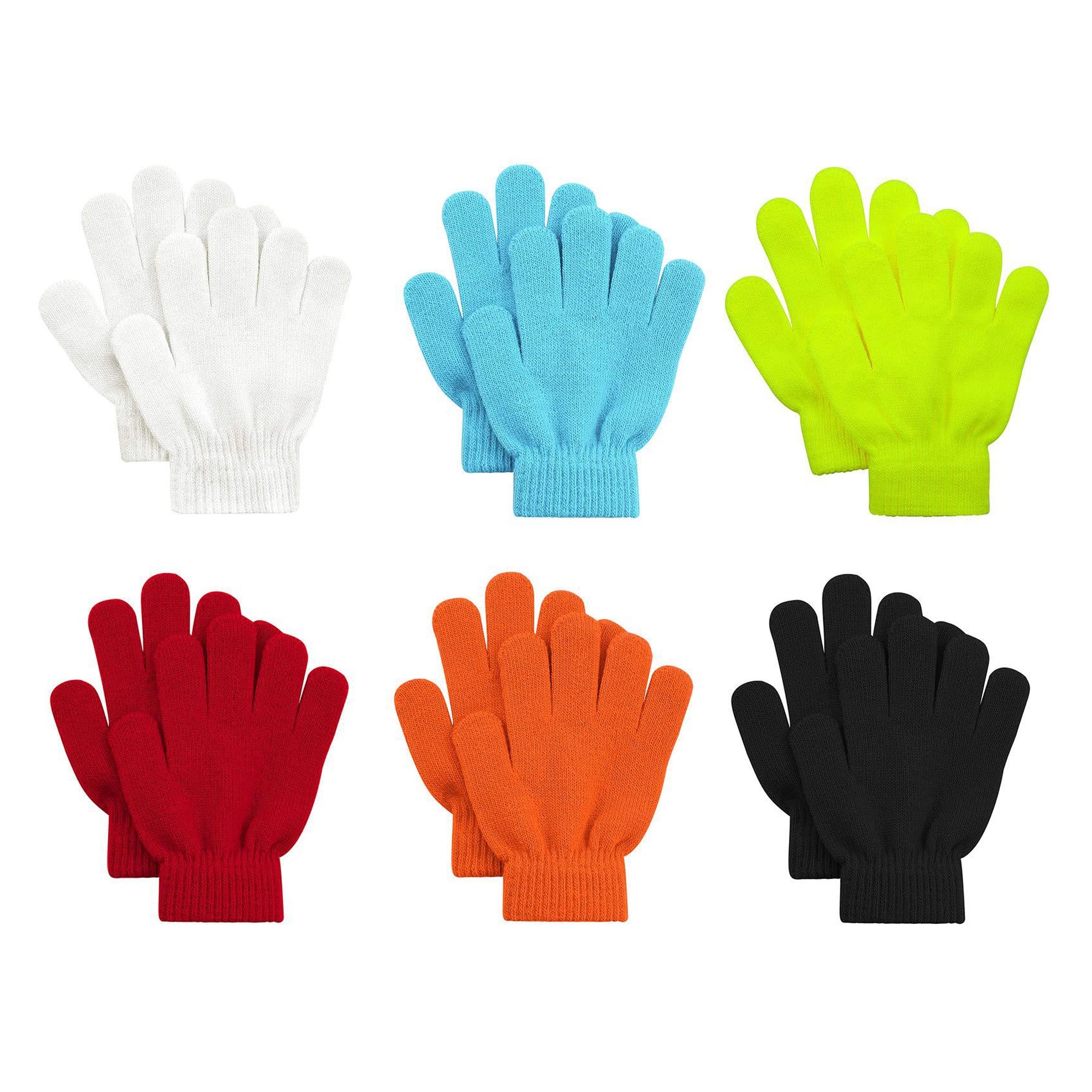 Kids Warm Knitted Acrylic Gloves 2