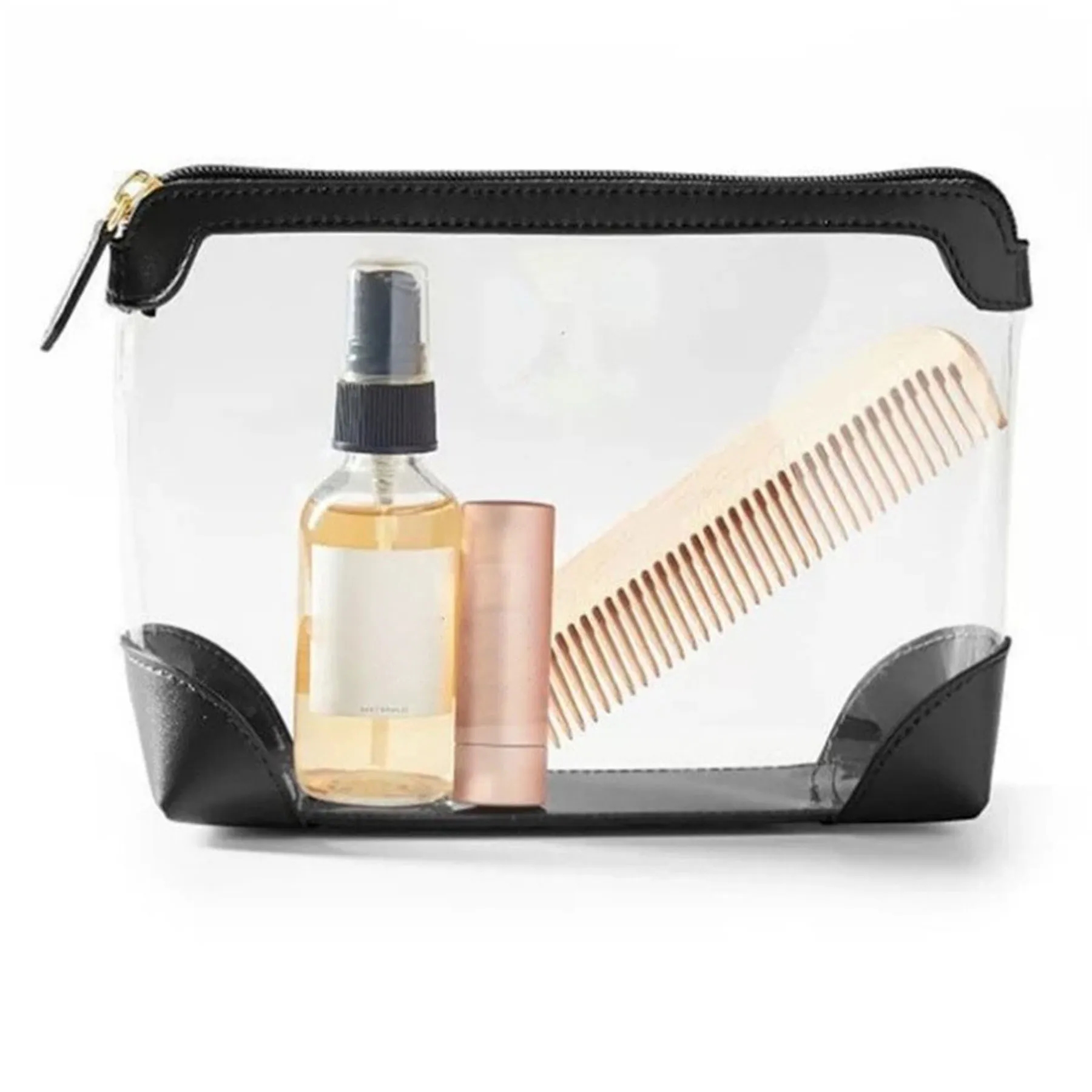 Splicing Pvc Makeup Bag 3