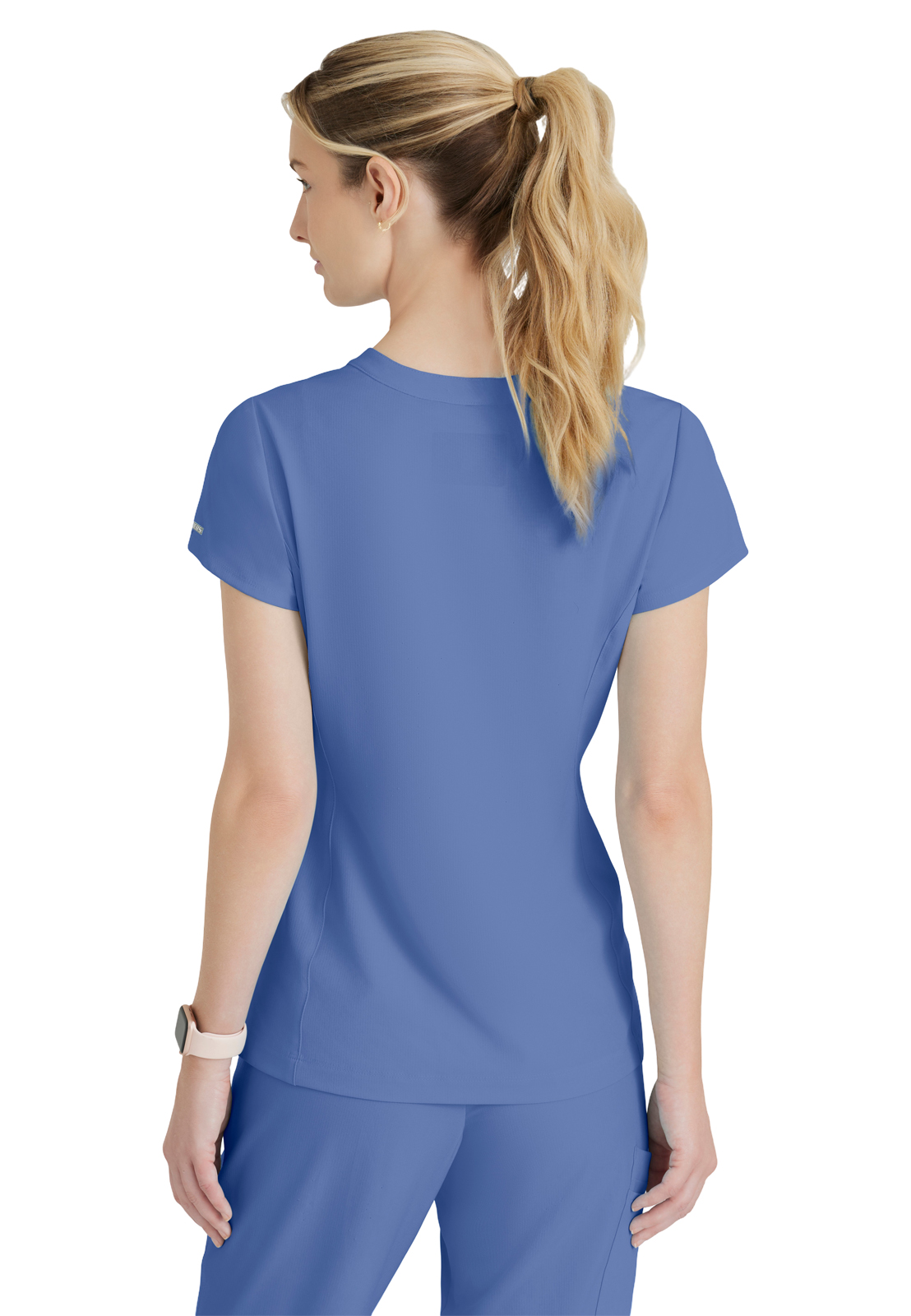 Skechers - Women's Two-Pocket Placket V-Neck Coast Scrub Top 3