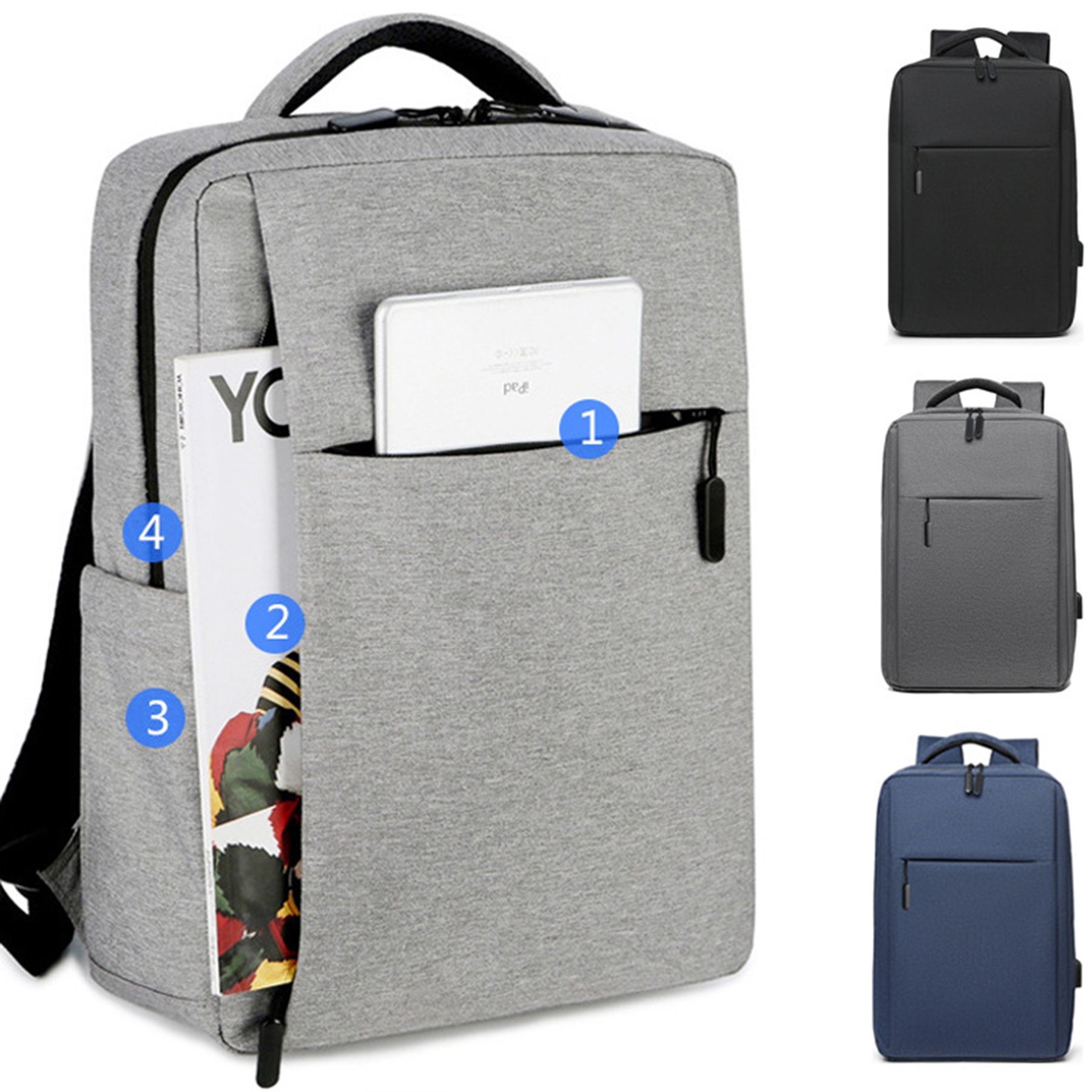Promotion Business Slim Durable Laptops Backpack 2