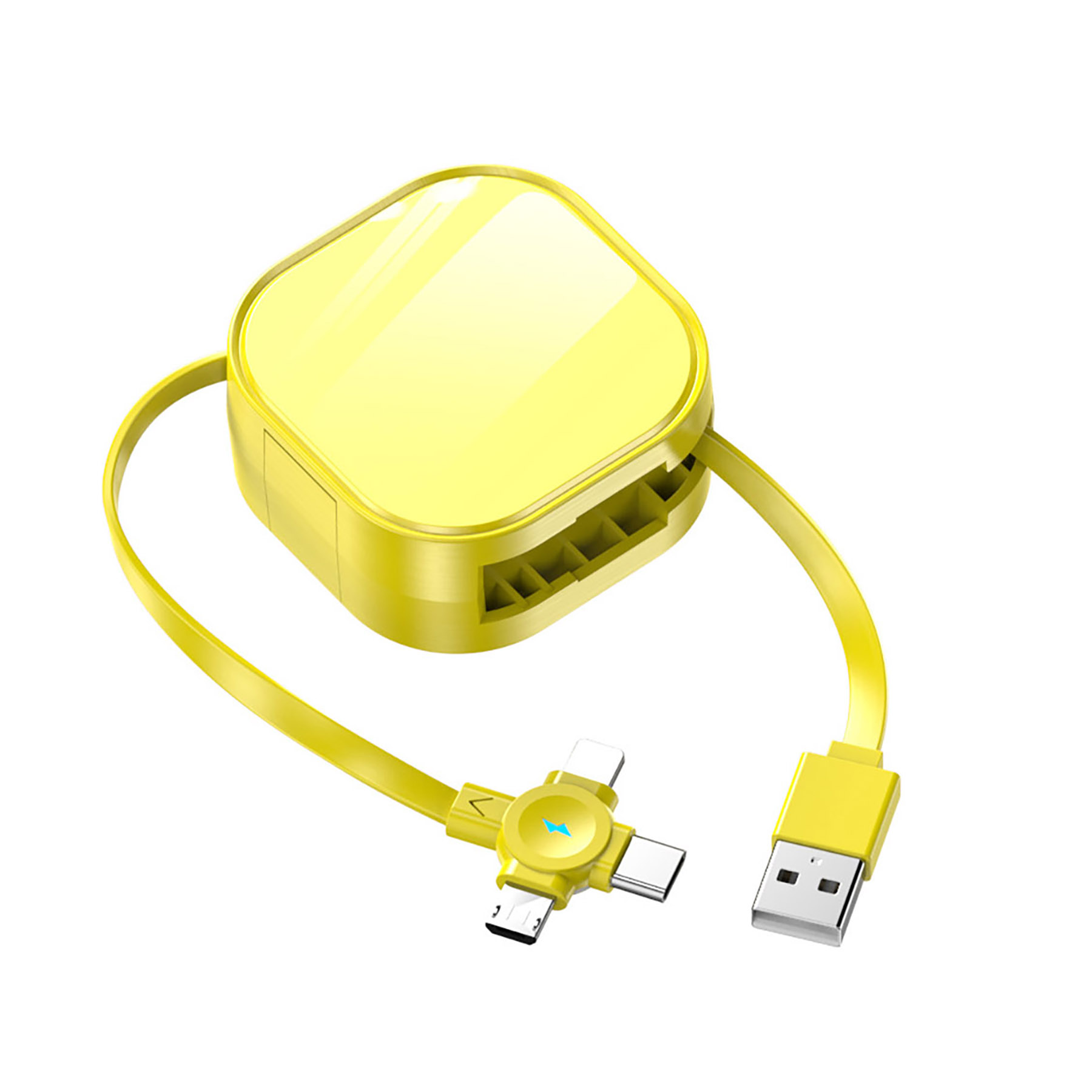 3 in 1 Retractable Mobile Phone Holder Data Cable 2