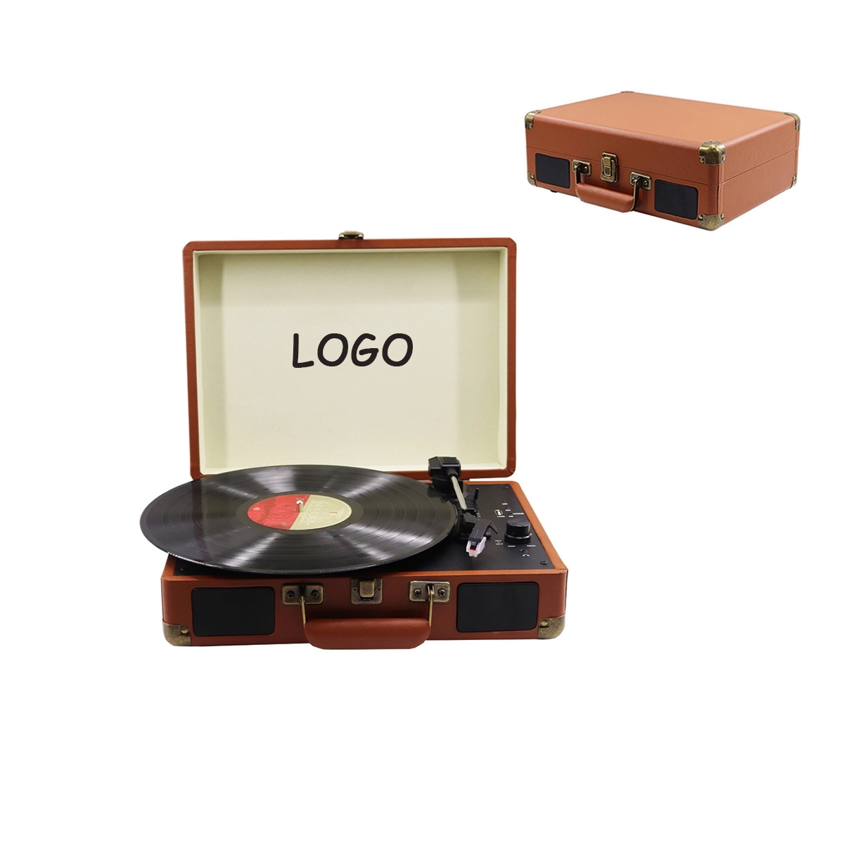 Wireless Portable Suitcase Record Player 4