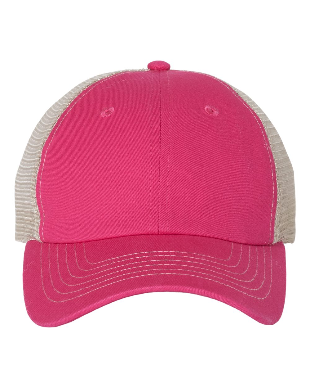 Contrast-Stitch Mesh-Back Cap - 3100 13