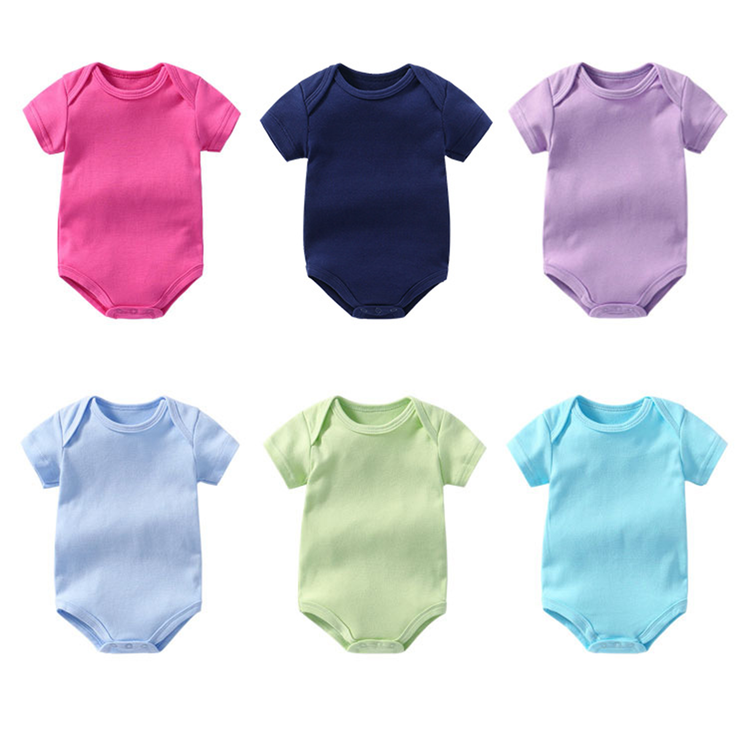 Lightweight Cotton Infant Romper - Soft & Comfortable 5