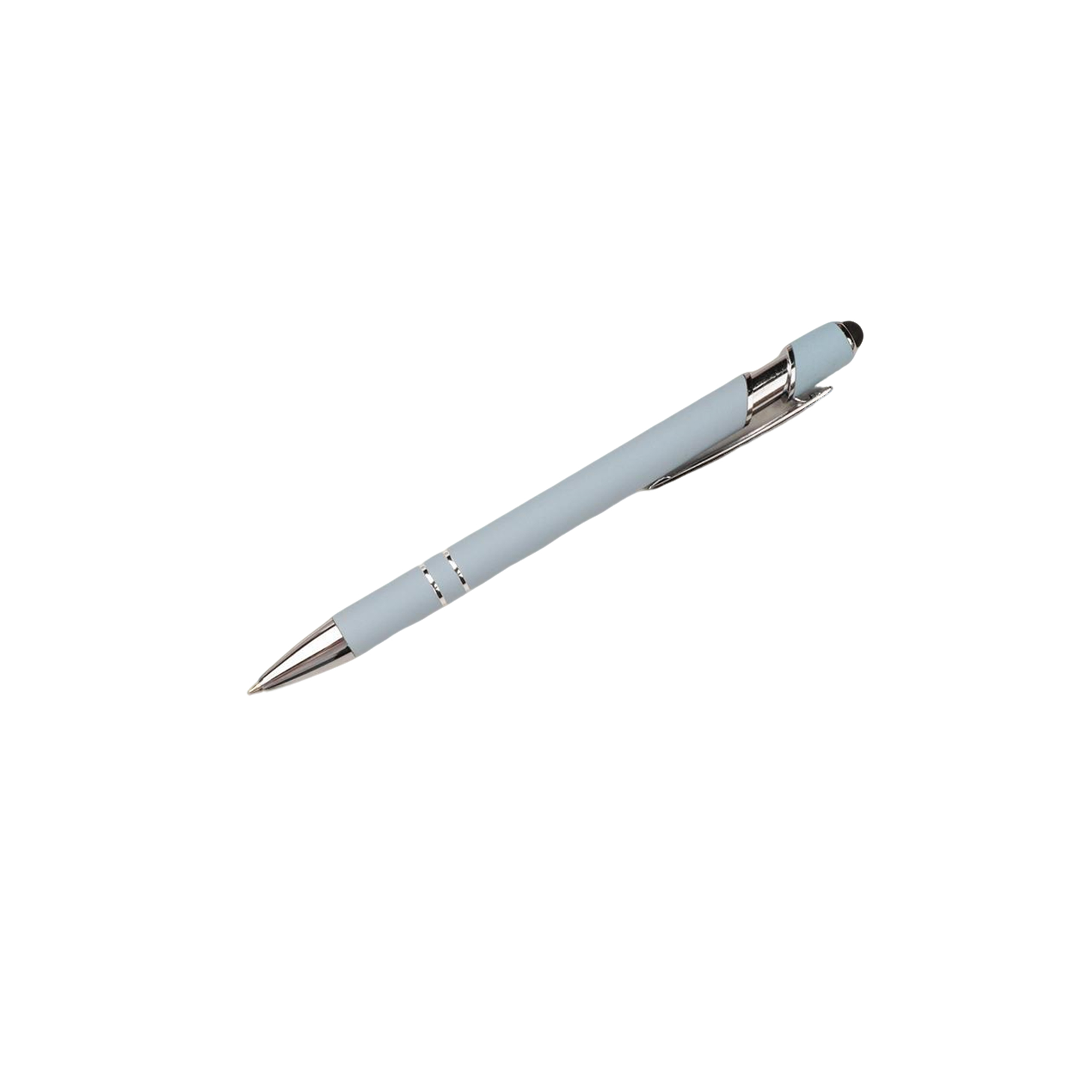 Metal Stylus Ballpoint Pen Dual Tip Click Action 4