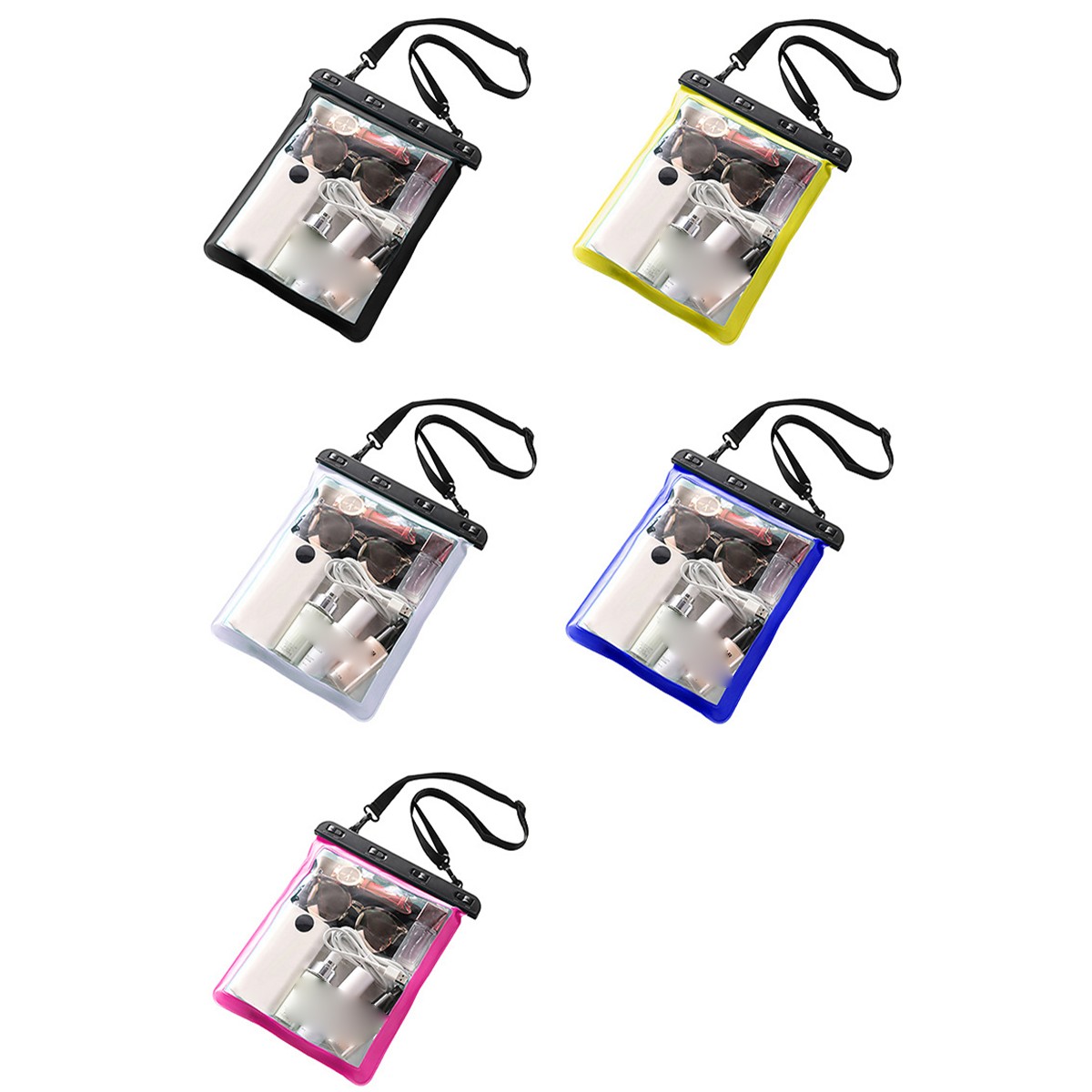 Waterproof Clear Crossbody Bags With Adjustable Strap 2