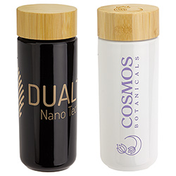 Milan 10 oz Ceramic Tumbler with Bamboo Lid 4