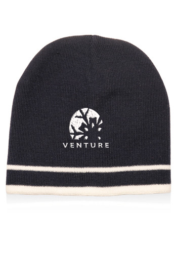 Acrylic Knit Beanies with Double Stripe 14