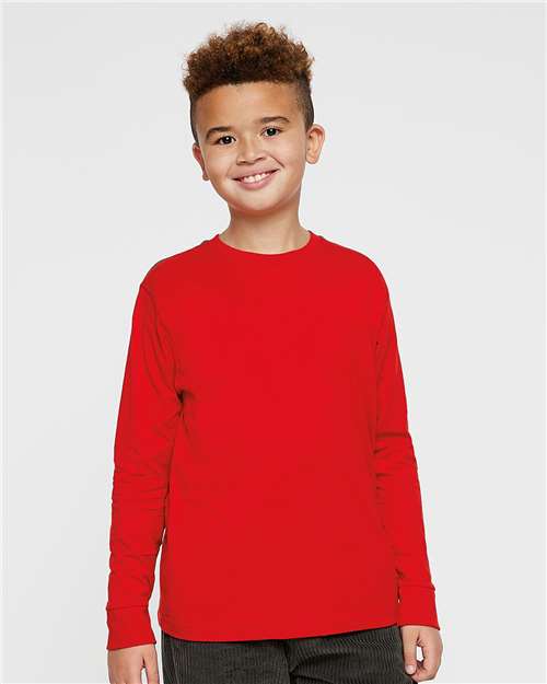 Youth Fine Jersey Long Sleeve Tee - 6201 54