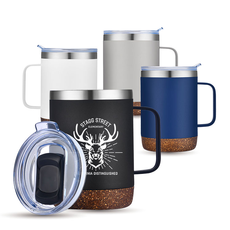 12 OZ. Vacuum Mug with Cork Bottom 3