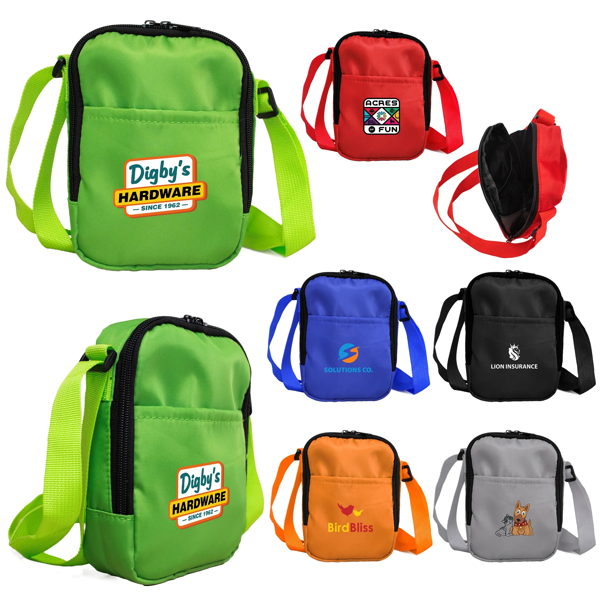 Sporty Recycled Crossbody Bag