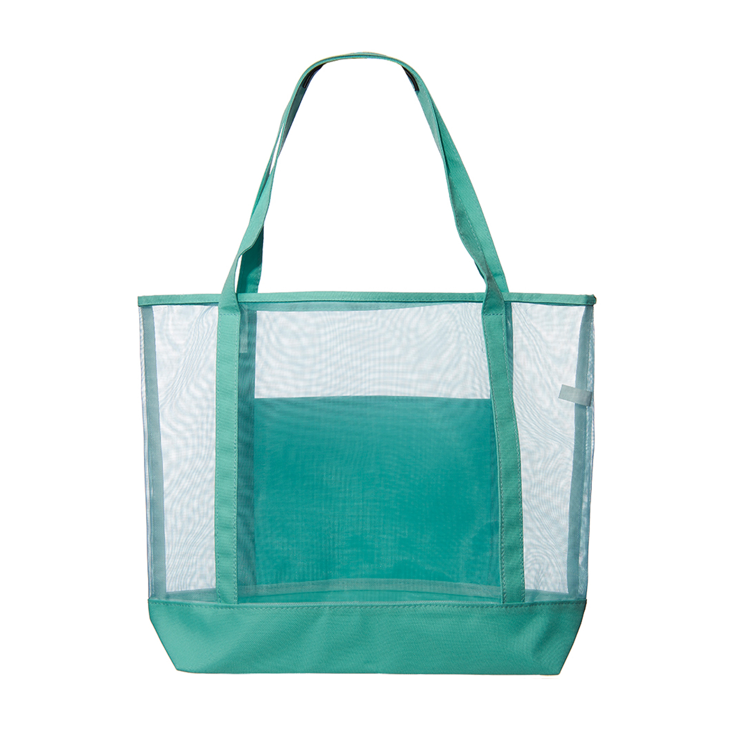 Mesh Beach Tote Bag, custom tote bag with logo imprint 4