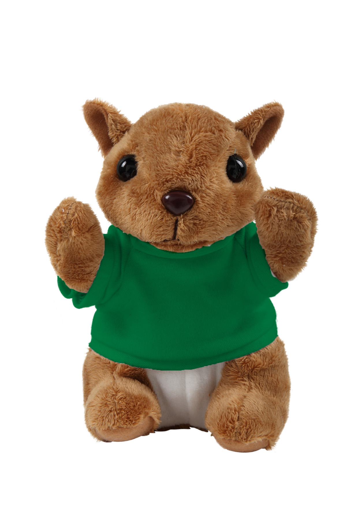 Soft Plush Sitting Squirrel with T-shirt 29