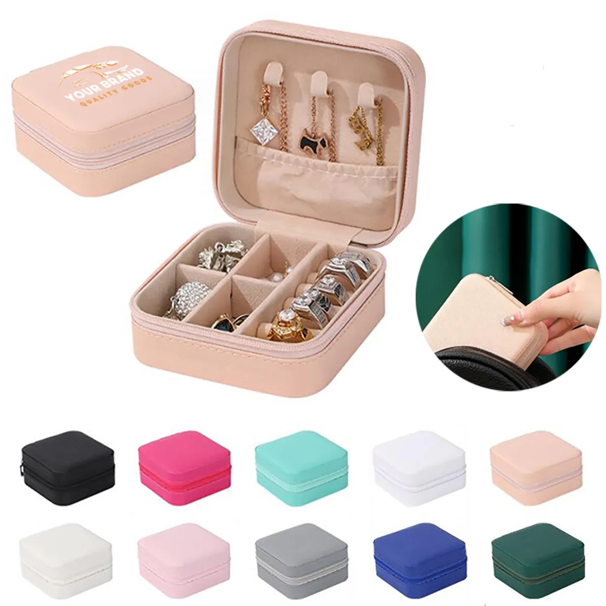 Mini Qualitty Portable Jewelry Travel Storage Boxes 2