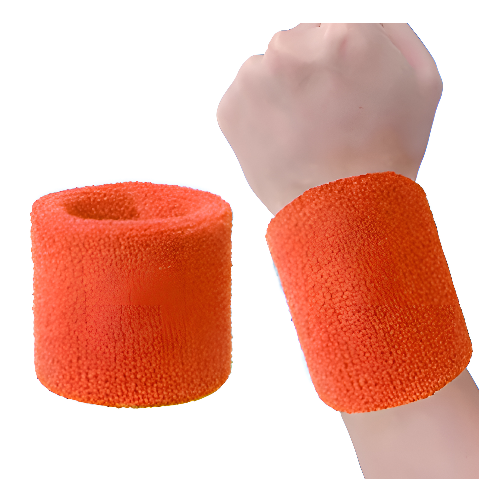 MOQ 50 PCS Comfortable Cotton Sports Wristband 1