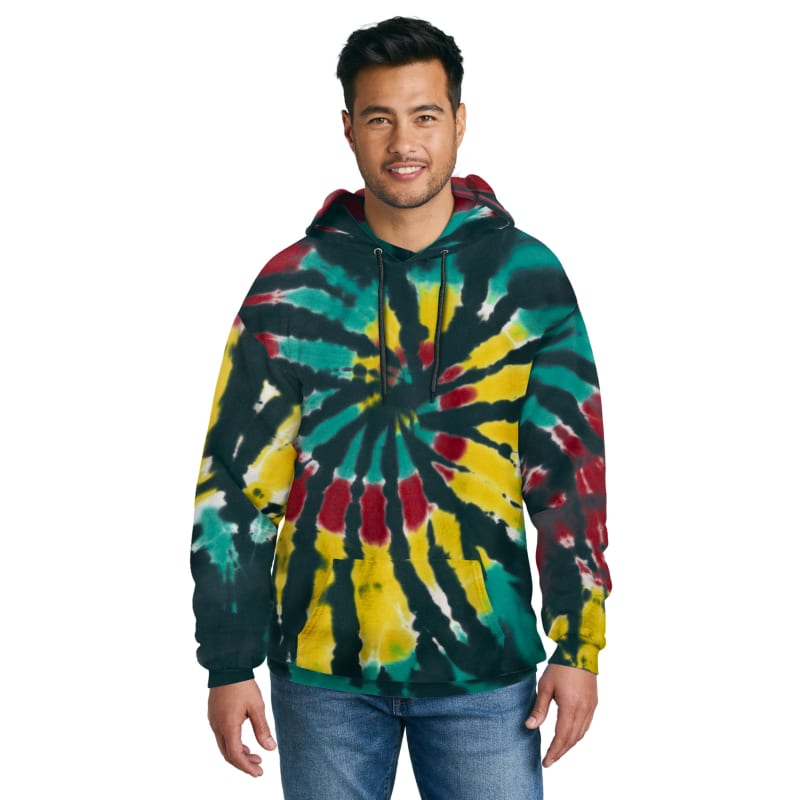 Port & Company Tie-Dye Pullover Hooded Sweatshirt., custom hoodie or sweatshirt with logo imprint 47