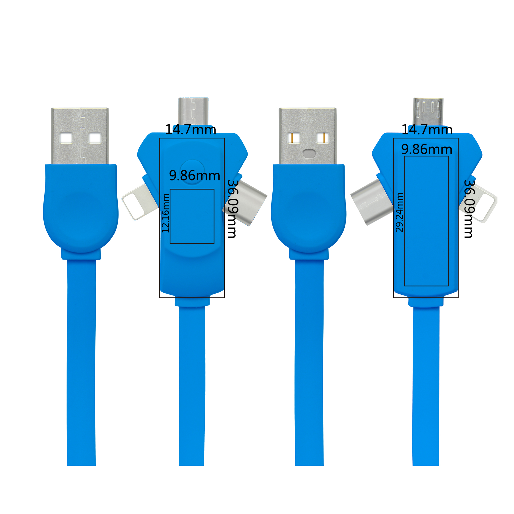 Swivel 3-in-1 Charging Cable 7