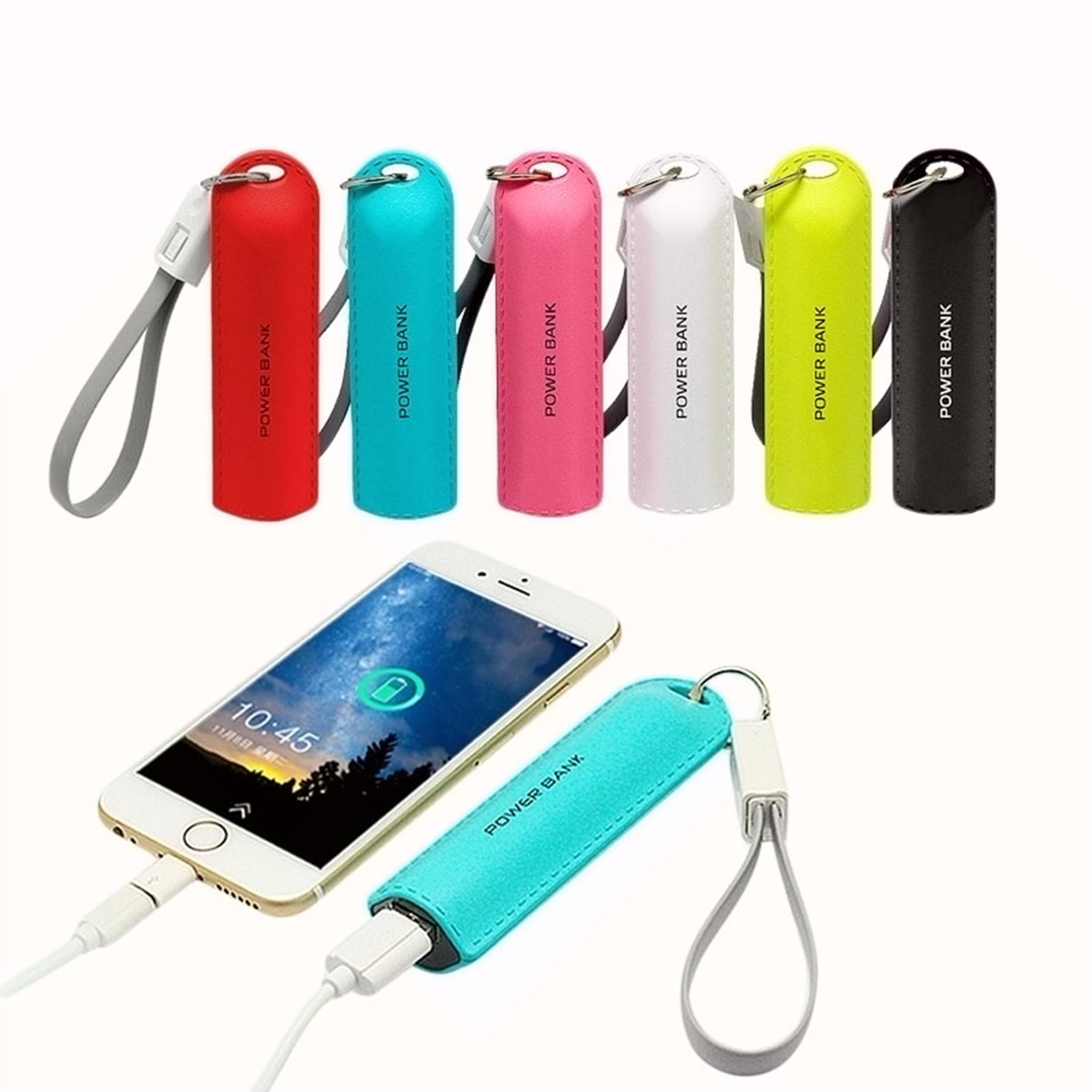2000mAh Mini Keychain Power Bank 1