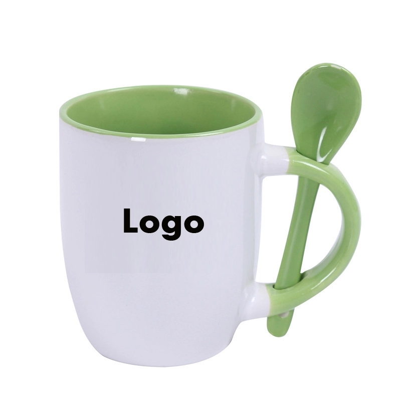 12 oz Color Handle Spooner Mug 2