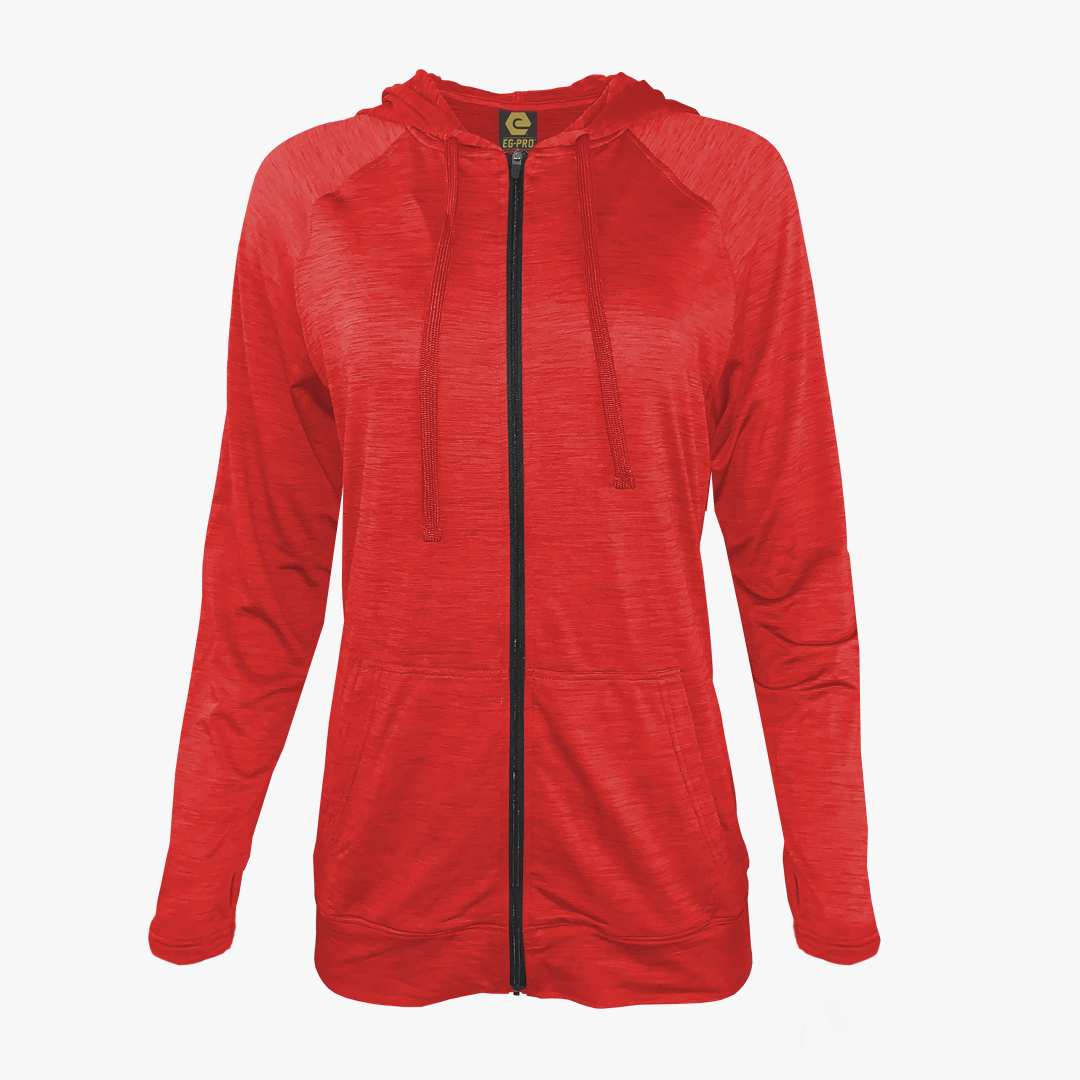 #L238 / Imperial Space Dye Women's Full Zip Hoodie 5