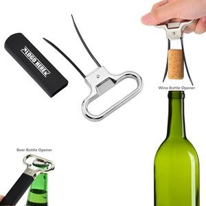 Versatile 2 In 1 Wine Bottle Opener Cork Removal 8