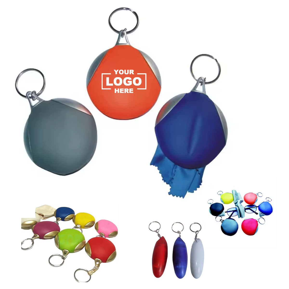 Microfiber Eyeglass Cleaning Keychain 1