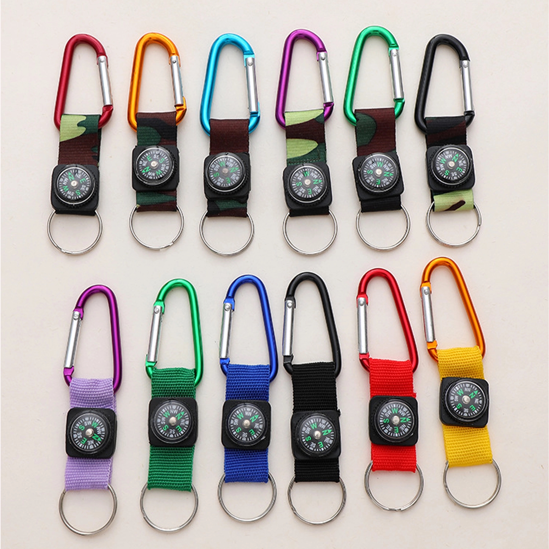 Compass Keychain with Strap 3