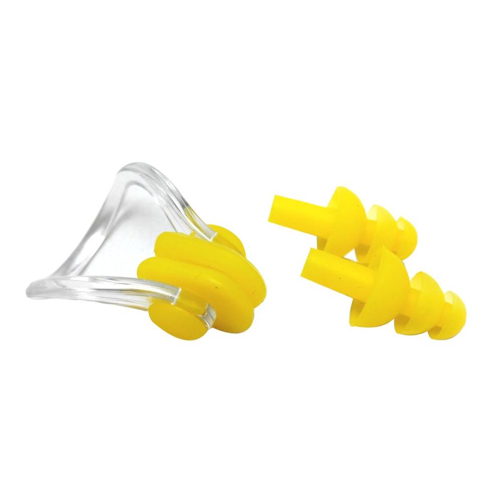 Swimming Silicone Ear Plugs and Nose Clip Set 2