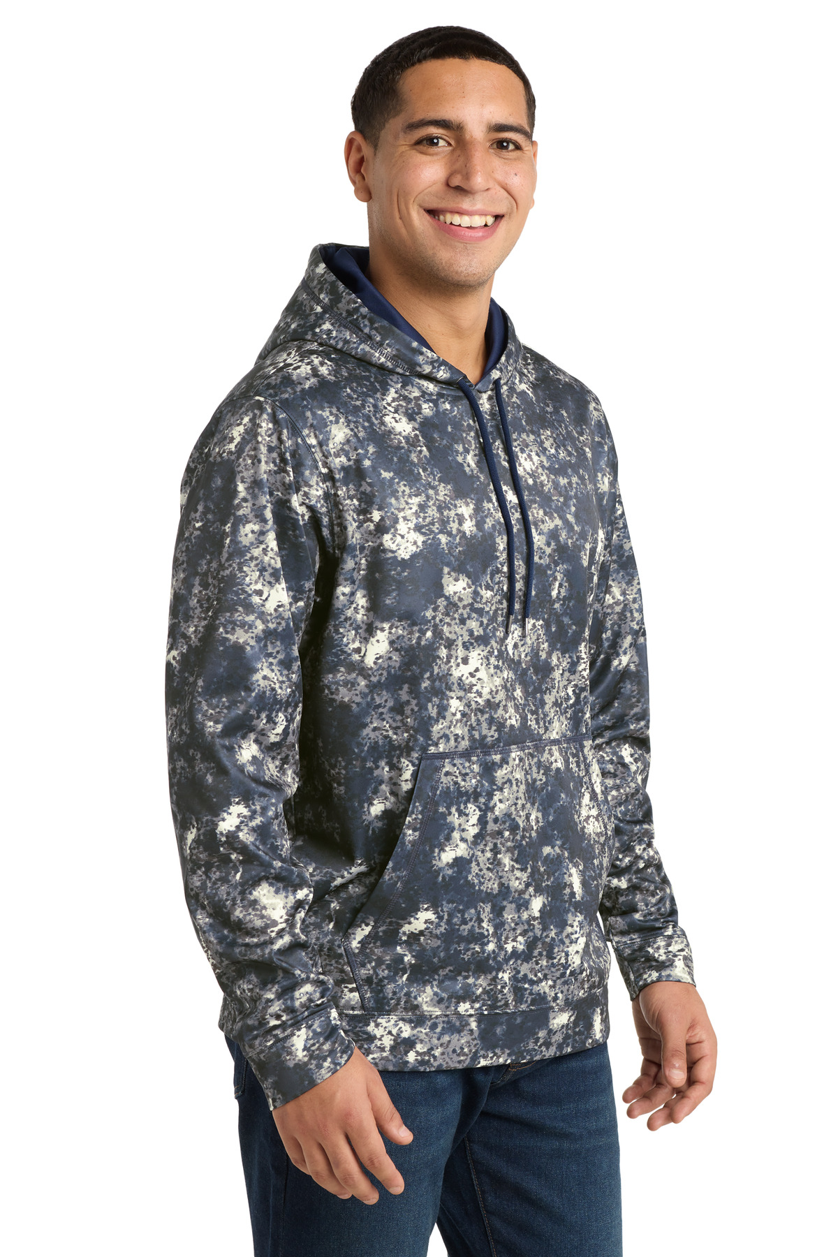 Sport-Tek Sport-Wick Mineral Freeze Fleece Hooded Pullover. ST230 23